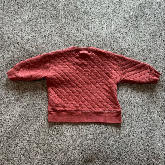 🌟3/$20🌟 Carter’s Just One You Quilted Sweatshirt Top Size 6M - Picture 2 of 3